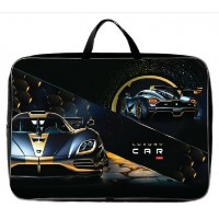 Папка для тетрадей А3 47,5х34,5см Luxury car с ручками, текстиль, расширение 4см NSn_33102 Хатбер 091228 Папка для тетрадей А3 47,5х34,5см Luxury car с ручками, текстиль, расширение 4см NSn_33102 Хатбер 091228