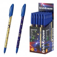 Ручка шариковая Neo Stick Galactic Super Glide Technology синяя 0,7мм, одноразовая 63100 ErichKrause 50/200/2400