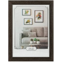 Фоторамка пластиковая 15х21 венге, вставка прозрачный пластик Б0062067 Image art с22