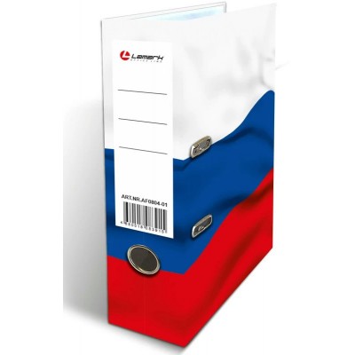 Папка регистратор 75мм А4 Триколор ламинированная AF0804-01 Lamark 10/50 128/733318