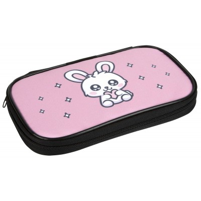 Пенал мягкий 1 отделение 21х12х2,3см Kids lovely bunny розовый LXKPCSFR-LB Lorex  257382