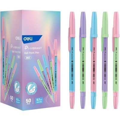Ручка шариковая P1-Vibrant синяя 0,7мм 2073952 Deli  EQ6Z