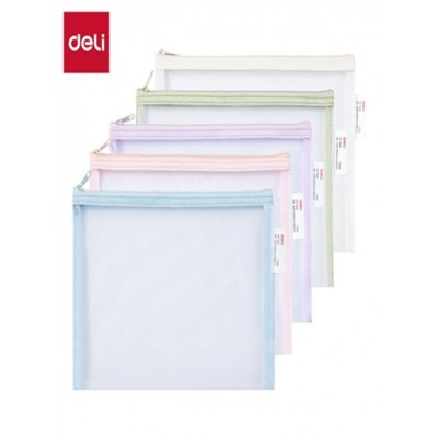 Папка на молнии А5 Colorful 330мкм ассорти  Deli  EF283
