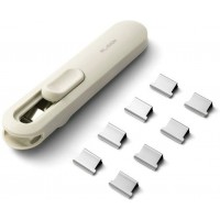 Диспенсер для зажимов клиппер-пистолет Nusign белый + зажимы 16мм 8шт 2015233 Deli NS085-C Диспенсер для зажимов клиппер-пистолет Nusign белый + зажимы 16мм 8шт 2015233 Deli NS085-C