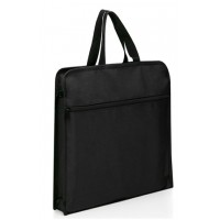 Портфель текстильный А4 2 отделения, черный Deli 63754 Портфель текстильный А4 2 отделения, черный Deli 63754