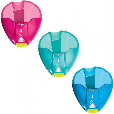 Точилка пластиковая 1 отверстие с контейнером Neon Igloo 032111 Maped