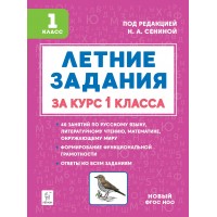 Летние задания. К 1 сентября готовы. Книжка для детей, а также их родителей. За курс 1 класса. 2025. Тренажер. Дядюра Н.В. Легион