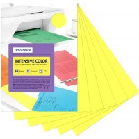 Бумага для ксерокса цветная А4 100 листов 80г/м2 желтый Intensive Color IC_38227 OfficeSpace  315724