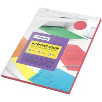 Бумага для ксерокса цветная А4 100 листов 80г/м2 красный Intensive Color IC_38230 OfficeSpace  315727