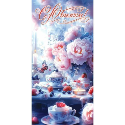 Праздник/Конверт для денег. С Юбилеем!/50000801/