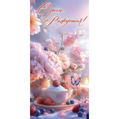 Праздник/Конверт для денег. С Днем рождения!/50000802/