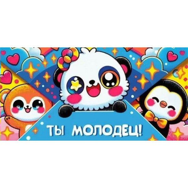 Мир поздравлений/Конверт для денег. Ты молодец!/7.0000662/