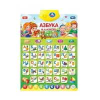 Умка Игрушка  ЗвукПлакат Азбука М.А.Жукова 140 + песен, стихов и звуков WG234-R Китай