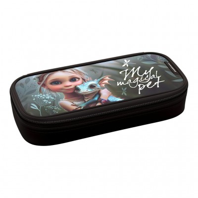 Пенал мягкий 1 отделение 21х5х10см футляр Magic Pet 62858 ErichKrause