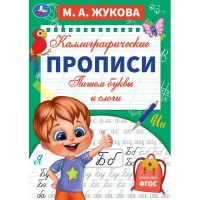 Каллиграфические прописи. Пишем буквы и слоги. А4. Жукова М.А.