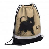 Мешок для сменной обуви 41х50см Blur Cat вентиляция 62850 ErichKrause