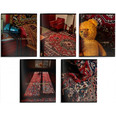 Тетрадь 48 листов А5 клетка Dear carpets двойная обложка, софт-тач, фольга, 60г/м2 LXCBCL-DRC Lorex 5/60 257351