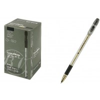 Ручка шариковая CrystalWrite черная 0,38мм 20-0404/02 Bruno Visconti 50/600