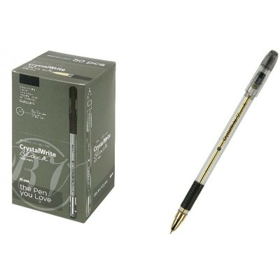 Ручка шариковая CrystalWrite черная 0,38мм 20-0404/02 Bruno Visconti 50/600
