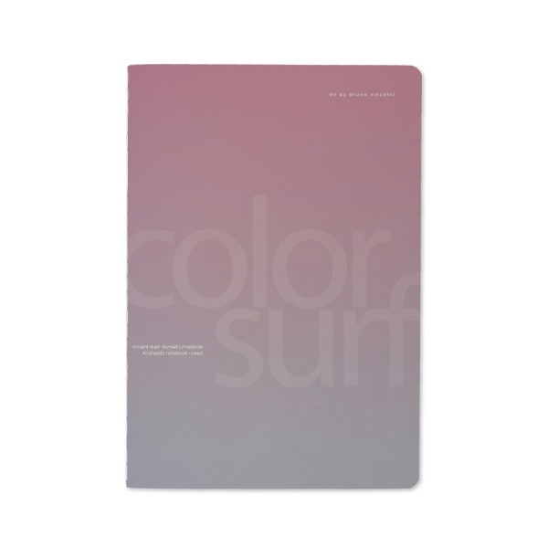 Тетрадь 40 листов А5 линия Color Surf Morandi Pink софт-тач, 70 г/м2 7-40-505/65 Bruno Visconti 3/24