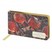 Ежедневник недатированный А6 142х84 80 листов линия, интегральная обложка, кожзам Flora Гранат золотой срез, ляссе, 80г/м2 3-741/09 Bruno Visconti