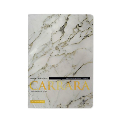 Тетрадь 40 листов А5 линия Carrara 7-40-505/63 Bruno Visconti 24/144