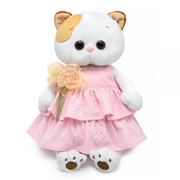 Budi Basa Игрушка   Кошечка Ли - Ли в сарафане с цветами, мягкая, 24 см LK24-153 Россия