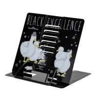 Подставка для книг металлическая Black Excellence Ducks с регулируемым наклоном 24-0013/01 Bruno Visconti 12/24