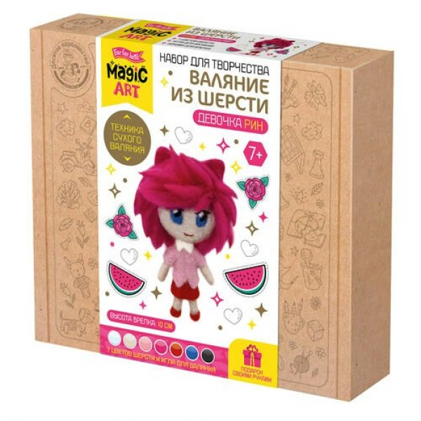 Фигурка из шерсти Девочка Рин 05708 ДесятоеКорол