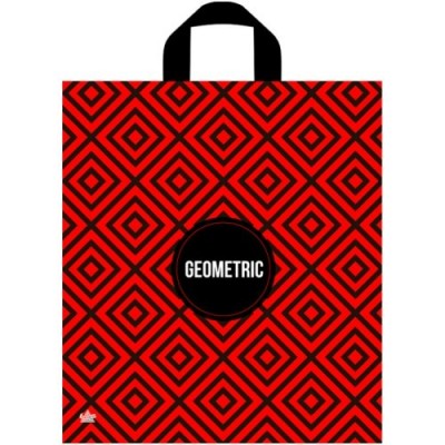 Тико/Пакет полиэтиленовый с петлевой ручкой. Geometric. Геометрик/380 х 420/ПТЛ61249/