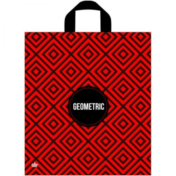 Тико/Пакет полиэтиленовый с петлевой ручкой. Geometric. Геометрик/380 х 420/ПТЛ61249/