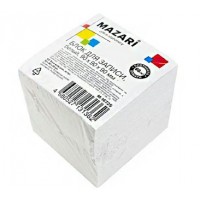 Блок бумажный 90х90х90мм белый 60г/м2 М-16725 Mazari