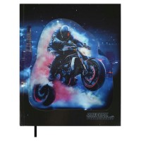 Дневник универсальный 48 листов А5+ твердая обложка Огненный мотоцикл аппликация 68816 Феникс 15/30 Дневник универсальный 48 листов А5+ твердая обложка Огненный мотоцикл аппликация 68816 Феникс 15/30