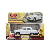 Технопарк Игрушка   Машина. Ретро автомобиль, белая/12 см, металл, инерционная RETRODY-12-WH-WOD Китай