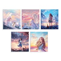 Тетрадь 48 листов А5+ клетка Романтика выборочный твин-лак, 60г/м2 68546 Феникс 5/50