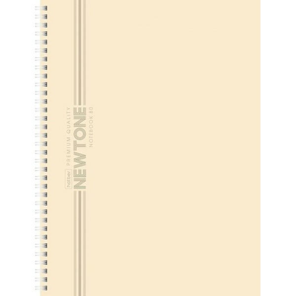 Тетрадь 80 листов А4 линия, гребень, Newtone pastel Лунный камень, многоуровневая перфорация, ламинация софт-тач, 80г/м2 80Т4лA2гр_05058 Хатбер 2/20 090628