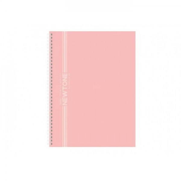 Тетрадь 80 листов А4 линия, гребень, Newtone pastel Розовый кварц, многоуровневая перфорация, ламинация софт-тач, 80г/м2 80Т4лA2гр_05056 Хатбер 2/20 090627