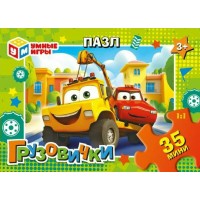 Умные игры Пазл-Мини 35  Грузовички  ---