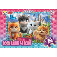 Умные игры Пазл 80  Принцессы кошечки  Россия