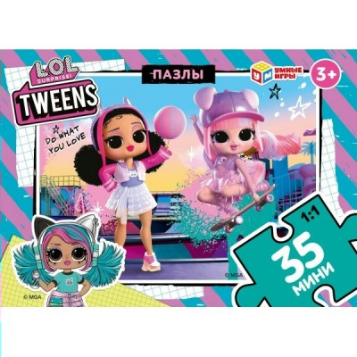 Умные игры Пазл-Мини 35  LOL Tweens ЛОЛ  Россия
