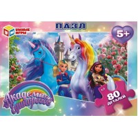 Умные игры Пазл 80  Академия единорогов  ---