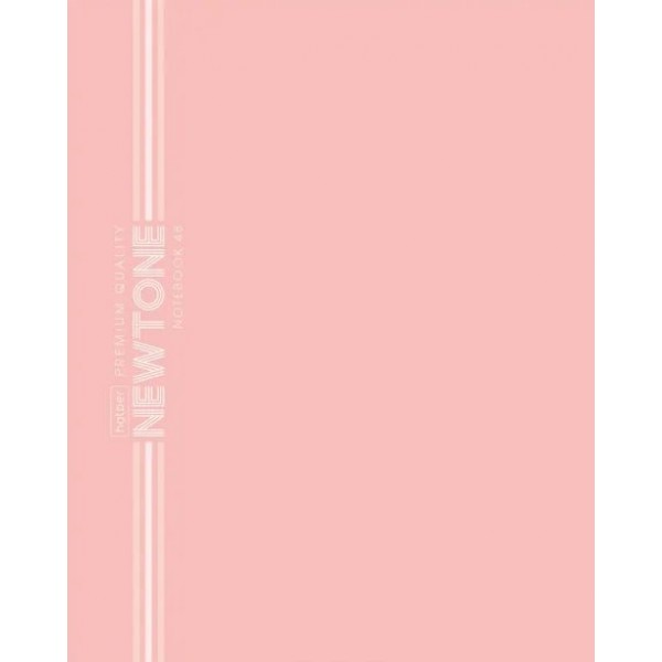 Тетрадь 48 листов А5 линия  Premium NEWtone Pastel Розовый кварц, ламинация софт-тач, 80г/м2 48Т5лA2_05056 Хатбер  091789