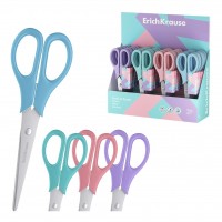 Ножницы канцелярские 17см EasyCut Pastel ассорти 60874 ErichKrause 24/288
