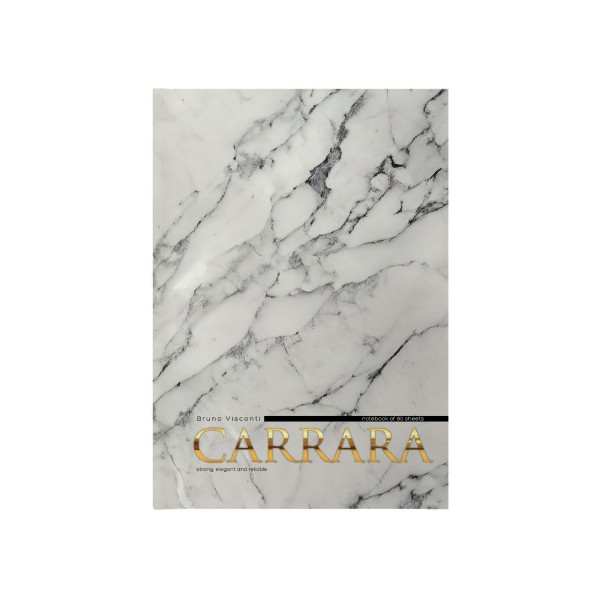 Блокнот 80 листов А5 клетка, твердая обложка Престиж Carrara 55г/м2 3-80-072/40 Альт