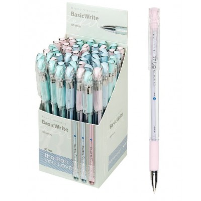 Ручка шариковая BasicWrite Zefir 0,5мм синяя ассорти 20-0317/41 Bruno Visconti 50/600