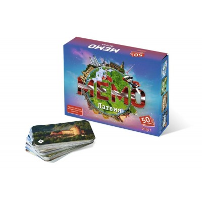 Нескучные игры Игра 51  Мемо. Латвия 8790 Россия