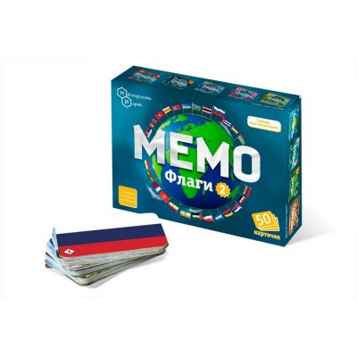 Нескучные игры Игра 51  Мемо. Флаги 2 8886 Россия