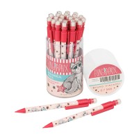 Карандаш механический 0,7мм Fun Кошка с ластиком 21-0042/31 Bruno Visconti 24/288