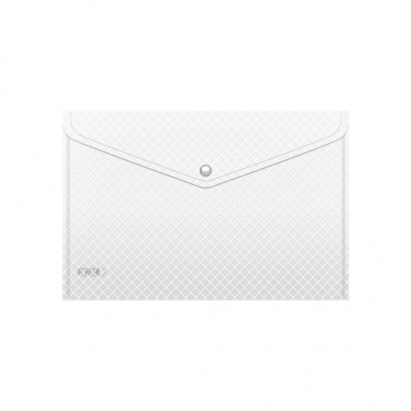 Папка конверт на кнопке A4 180мкм Clear Rhombs 59670 ErichKrause