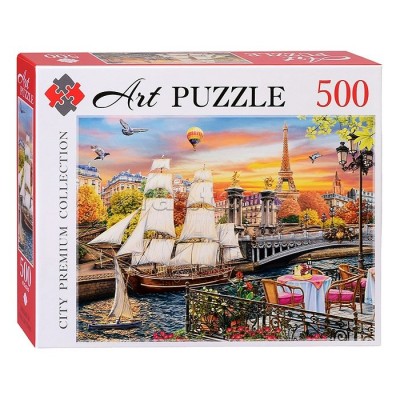 Рыжий кот Пазл 500 Artpuzzle Парусник в Париже Ф500-3895 Россия